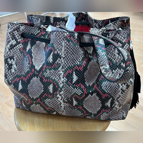 Elaine Turner, Leather Python Tote - Picture 1 of 8